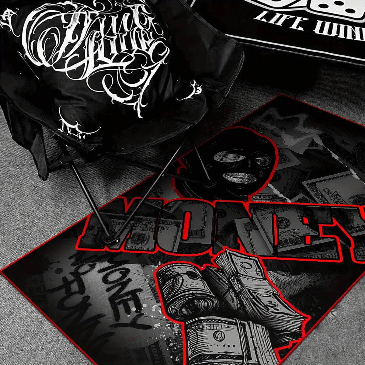 Tapete Gangster Dollar Antiderrapante