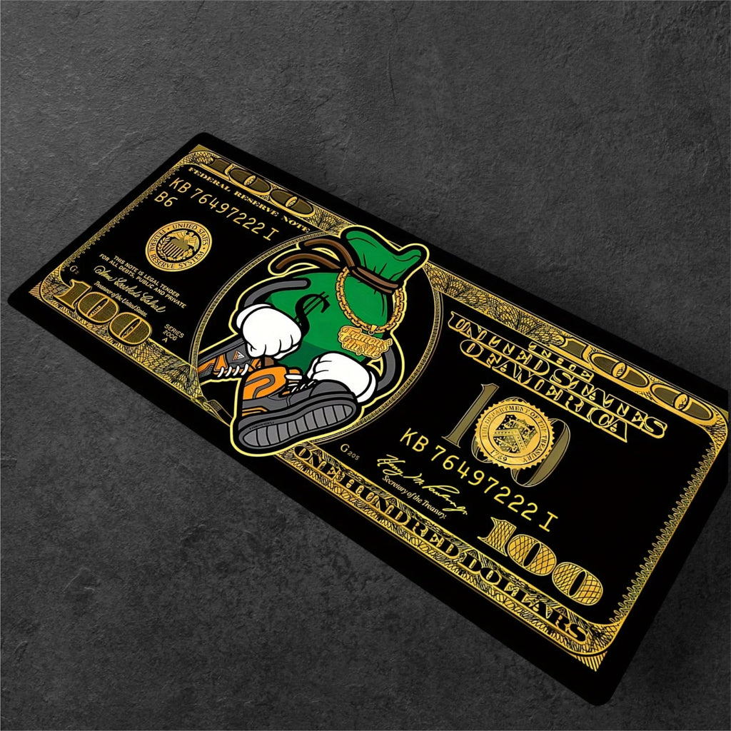 Tapete $100 Bill Antiderrapante