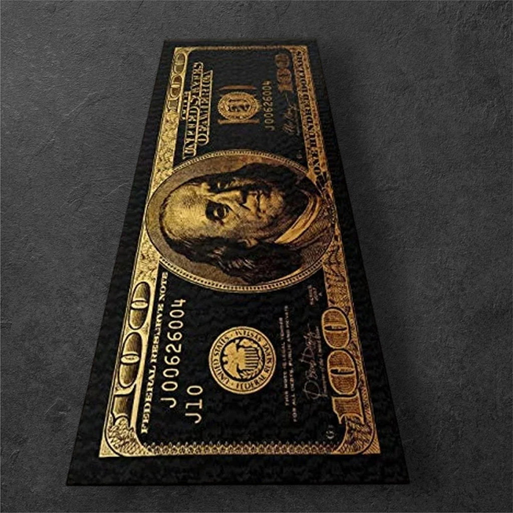 Tapete Black Gold 100 Dollar Bill
